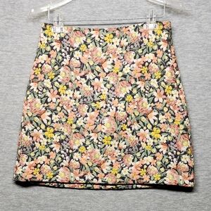 NWT Floral Tapastry puff design preppy boho girly summer vacation mini skirt 4